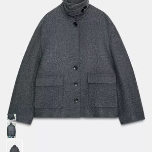 NWT Zara wool blend coat